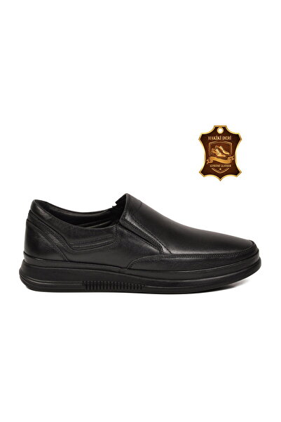 Voyager Black Genuine Leather Comfortable Sole Men's Casual Shoes Loafer Sens...