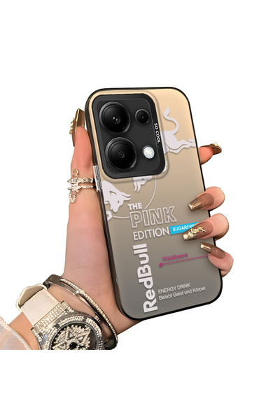 ucuc Xiaomi Poco M6 Pro 4g Compatible Hard Acrylic Back Silicone Edge Lens Pr...