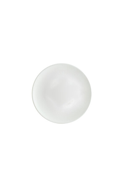Bonnami 6 Adet Bonna Iris White Gourmet 19 cm Porselen Tatlı ve Pasta Tabağı Seti