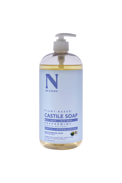 Generic Brand Castile Liquid Soap - Peppermint by Dr. Natural for Unisex - 32...