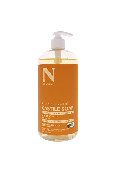 Generic Brand Castile Liquid Soap - Almond by Dr. Natural for Unisex - 32 oz ...