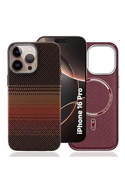 CROWNYX Magnetic Case for iPhone 16 Pro | Slim Shockproof Hybrid Protective B...