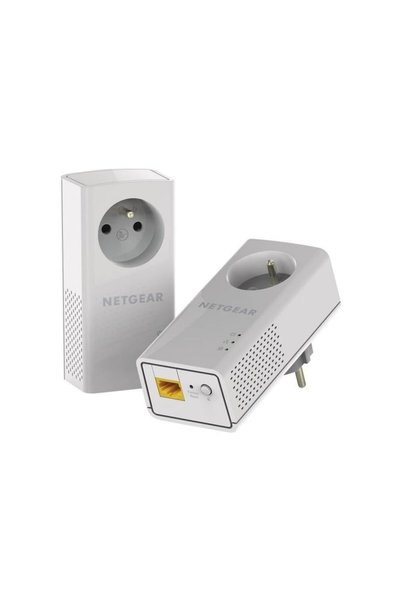 NETGEAR PLP1000 PowerLINE 1000 MBit/s'ye kadar 2 adaptörlü set