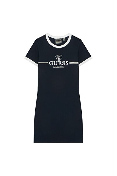Guess Rochie de zi cu zi pentru fete J6GK26KCQX1 Albastru închis