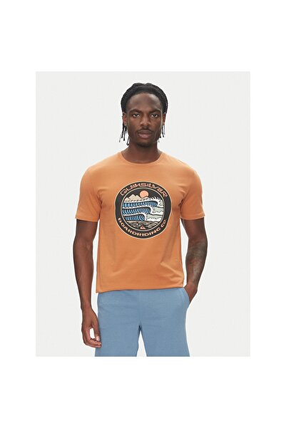 Quiksilver Acasă Tricou roșu pentru bărbați Three Seas Tricou pentru bărbați ...