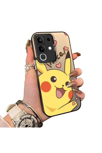 ucuc Vivo Y29 4g(V2434) Compatible Hard Acrylic Back Silicone Edge Lens Prote...