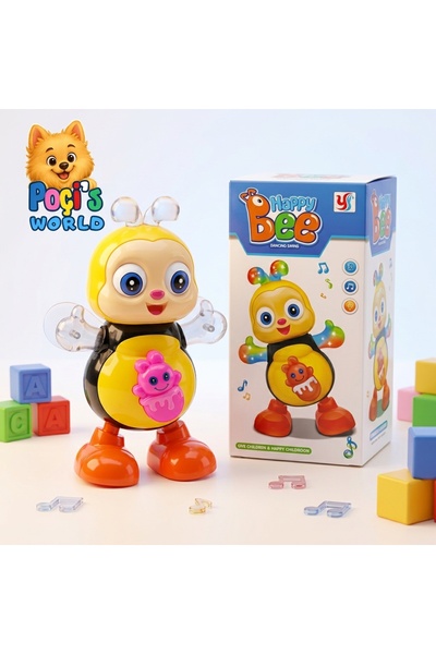 Dans Eden Arı Oyuncak - Işıklı Müzikli Hareketli Bebek ve Çocuk Oyuncağı