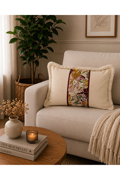 Decamor home Cushion & Cushion Cover - Beige - 1