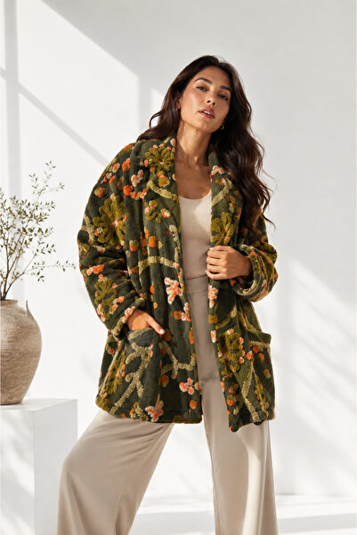 LOKADI Coats - Khaki - Oversize