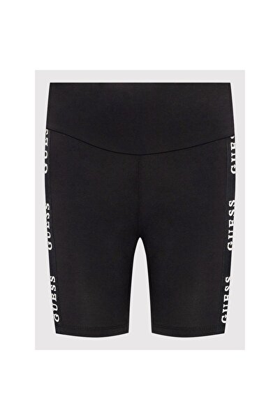 Guess Pantaloni de ciclism pentru femei V2YD12KABR0 Negru