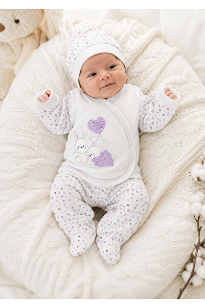 Yalçınoğlu Kids Coming Home Outfits - Purple - Casual