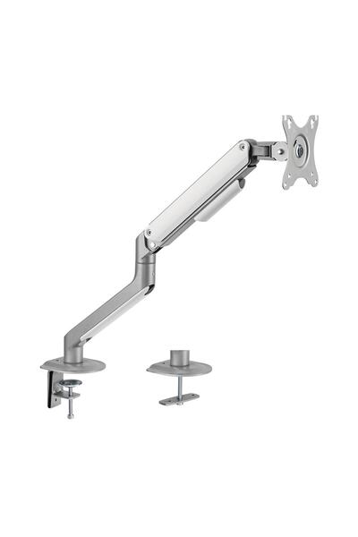 Brateck 17-32 inç Uyumlu Amortisörlü Gümüş Monitör Kolu (LDT63-C012)