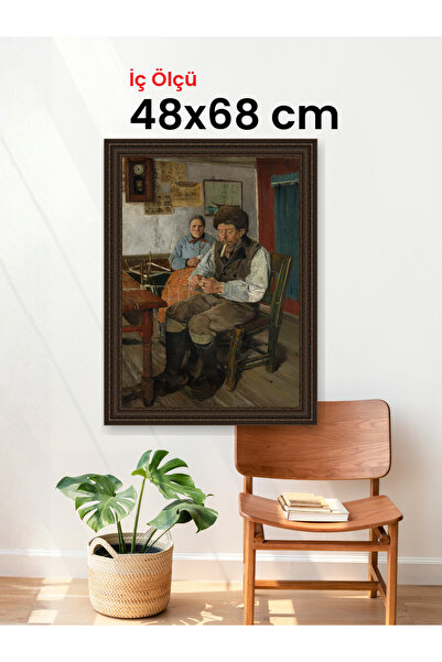 Gallery Klasik Kahverengi Çerçeve 48 x 68 cm Camlı