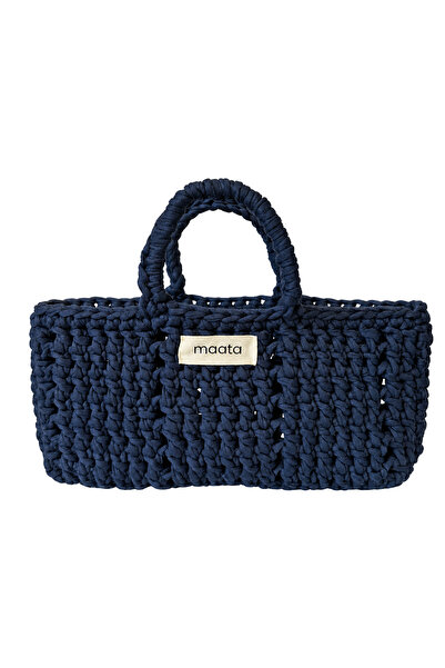 Maata Organics Maata Kadın Örgü Mini Tote Çanta | El Yapımı Günlük El Çantası...