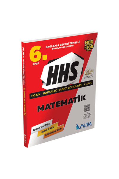 Muba Yayınları HHS6001 - 6.Sınıf Matematik Haftalık Hasat Soruları (HHS)