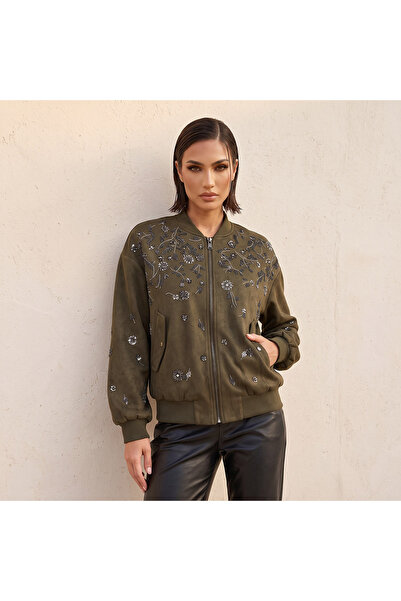 Iconic EMBRIODERED BOMBER JACKET