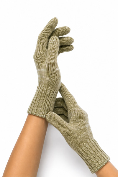 Mevo Gloves - Beige - Plain
