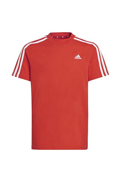 adidas Παιδικά Απαραίτητα: Κοντομάνικο Μπλουζάκι με 3 Ρίγες 128