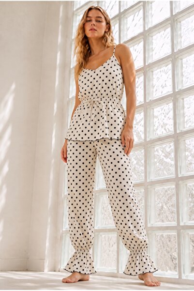 FİT WOMEN Pajama Sets - White - Long