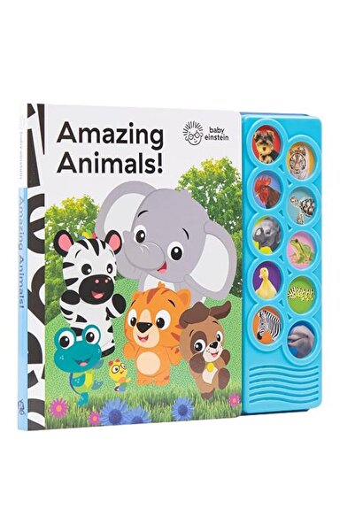 GENERAL PI Kids Baby Einstein - Amazing Animals 10-Button Sound Book - (Play-...