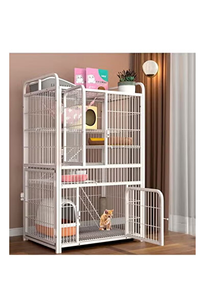 KEKE Stackable Heavy Duty Luxury Foldable Pet Cage with Door