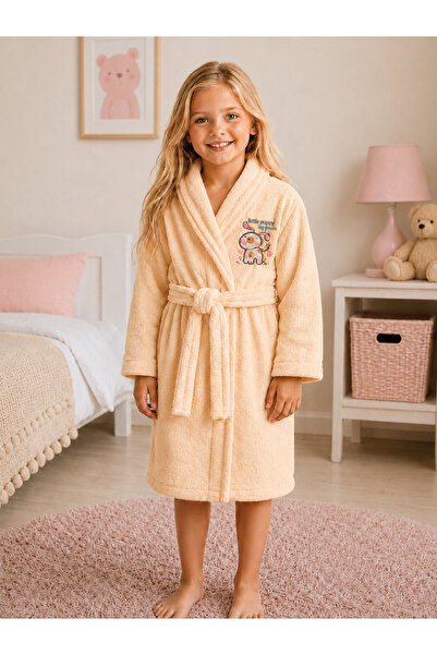 İQON Baby & Kids Bathrobe - Pink - Auto