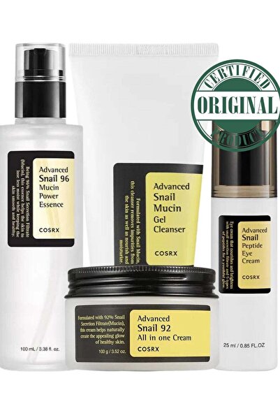 Cosrx Complete Snail Skincare Pack Advanced Snail 96 Mucin Power Essence, 92 ...