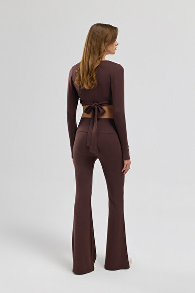 SimpleCo Clothes and More Sweatpants - Brown - Long