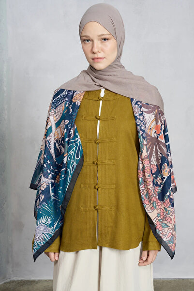 Madame Polo Shawls - Dark blue