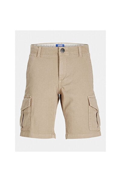 Jack & Jones Junior Pantaloni scurți din material pentru băieți 12182856 Bej