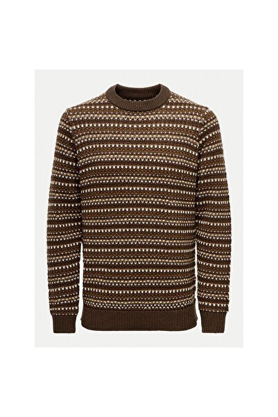 Only & Sons Pulover bărbătesc 22027268 Maro
