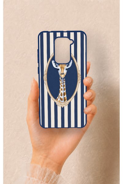 Vip Case Redmi Note 9 Compatible Giraffe Patterned Silicone Case