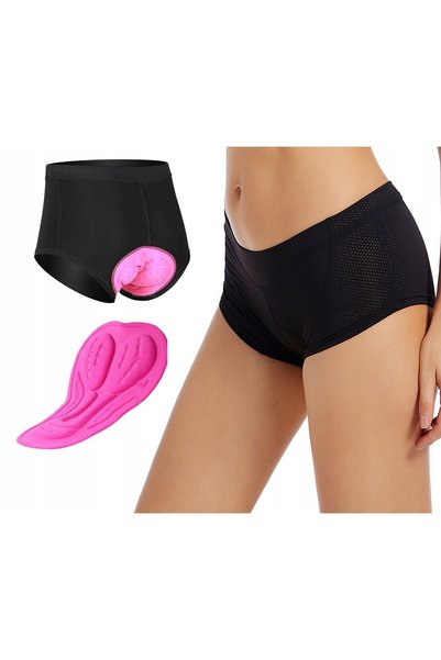 ITIMPORT Pantaloni scurți de ciclism tip boxer cu căptușeală cu gel XL