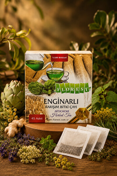 Enginarlı Karışım Bitki Çayı 45 Adet - Enginarlı Karışık Bitkisel Çay