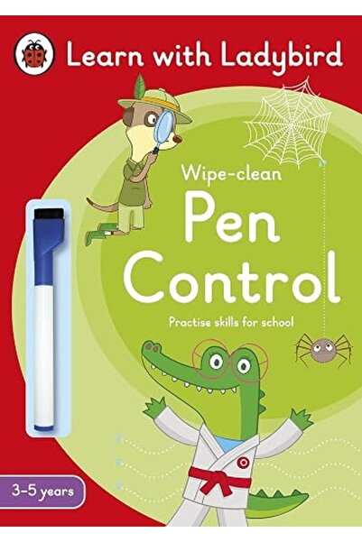 GENERAL Pen Control: A Learn with Ladybird Wipe-Clean Activity Book 3-5 years...