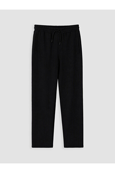 LC Waikiki Özmarka New Season Black Regular Fit Men's Sweatpants