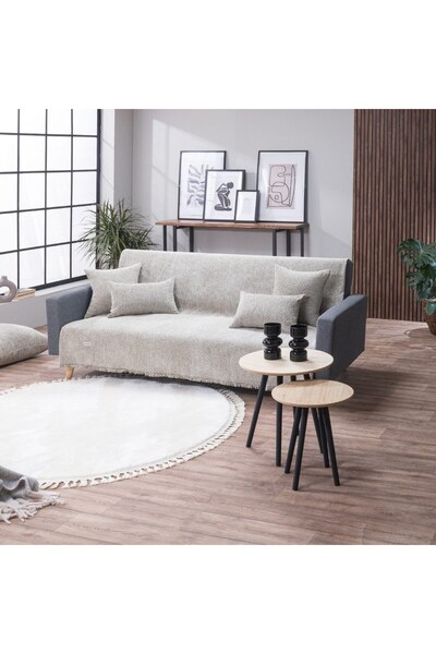 Teoran Ριχτάρι Μπρούκλιν 07 Γκριζ Πολυθρόνα 180x150 εκ.