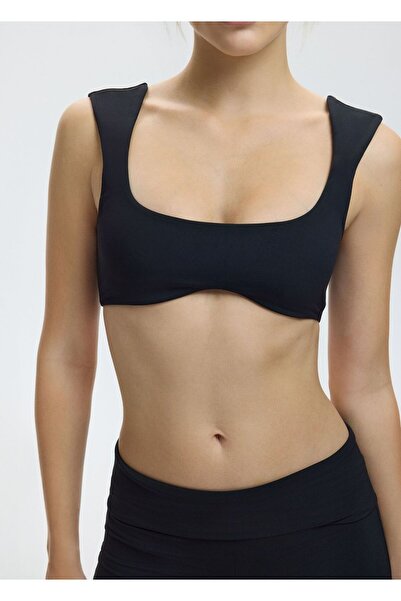 y.orstruly BARDOT BRALETTE - KADIN KARE YAKA YUMUŞAK DOKULU GENİŞ ASKILI MİNİ...