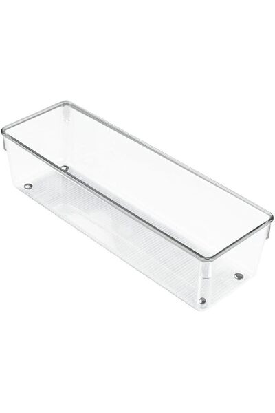 Interdesign E Design Line Plastic Kitchen Drawer Organizer for Cutlery, Divid...
