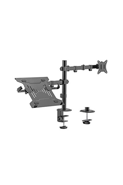 Brateck 17-32 inç Uyumlu İki Kollu Monitör Laptop Kolu (LDT66-C024ML)