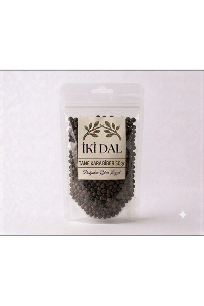Tane Karabiber 50 gr | %100 Doğal | Aromatik ve Taze | Yemeklik Baharat