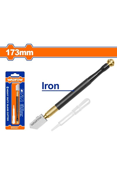 WADFOW Diamant cu ulei pentru taiat sticla Wadfow, 173mm, corp fier, include ...