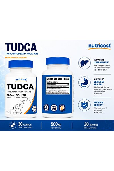 Nutricost Tudca Liver 500Mg 30 Capsules