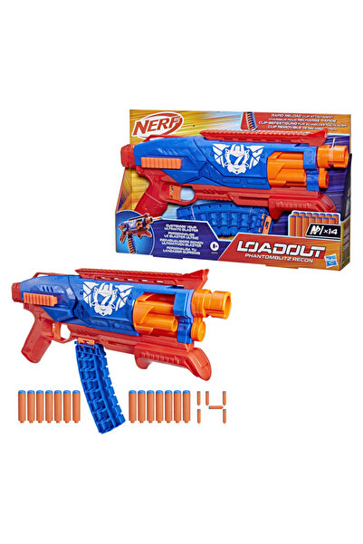 Nerf Loadout Phantom Blitz Recon 14 Mermili Sünger Dart Atan Silah G3372