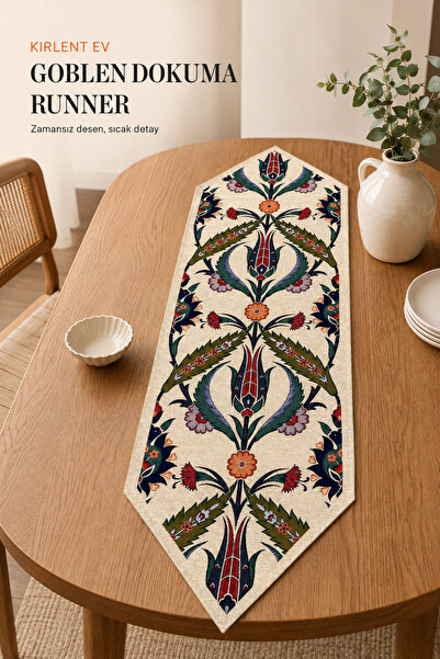 KIRLENT EV Runners & Placemats - Beige - Rectangle