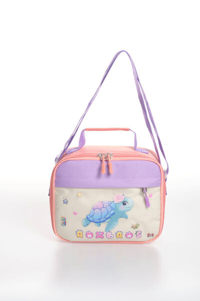 Roxbros Cute Turtle Pattern Thermal Lunch Bag Kindergarten Primary School Chi...