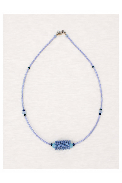 Amma Design Colier damă handmade din mărgele mici, model delicat și modern