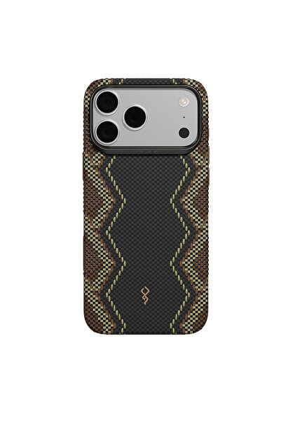 Raptic iPhone 18 Pro Max Kılıf M-safe Özellikli Aramid Dual Ultra Scepter Ser...