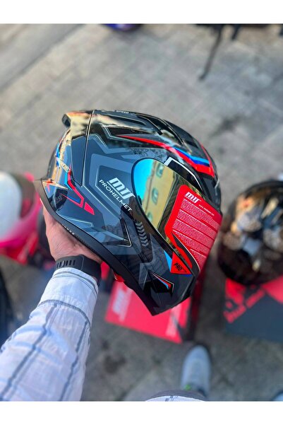 MTS prohelmet motosiklet kaskı renkli vizör ( orijinal )