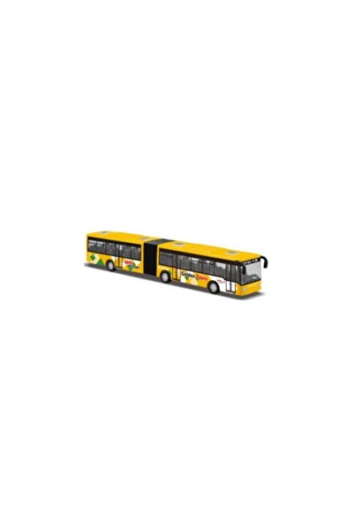 MEGA Die Cast City Big Bus Sür Gitsin Körüklü Otobüs Sarı